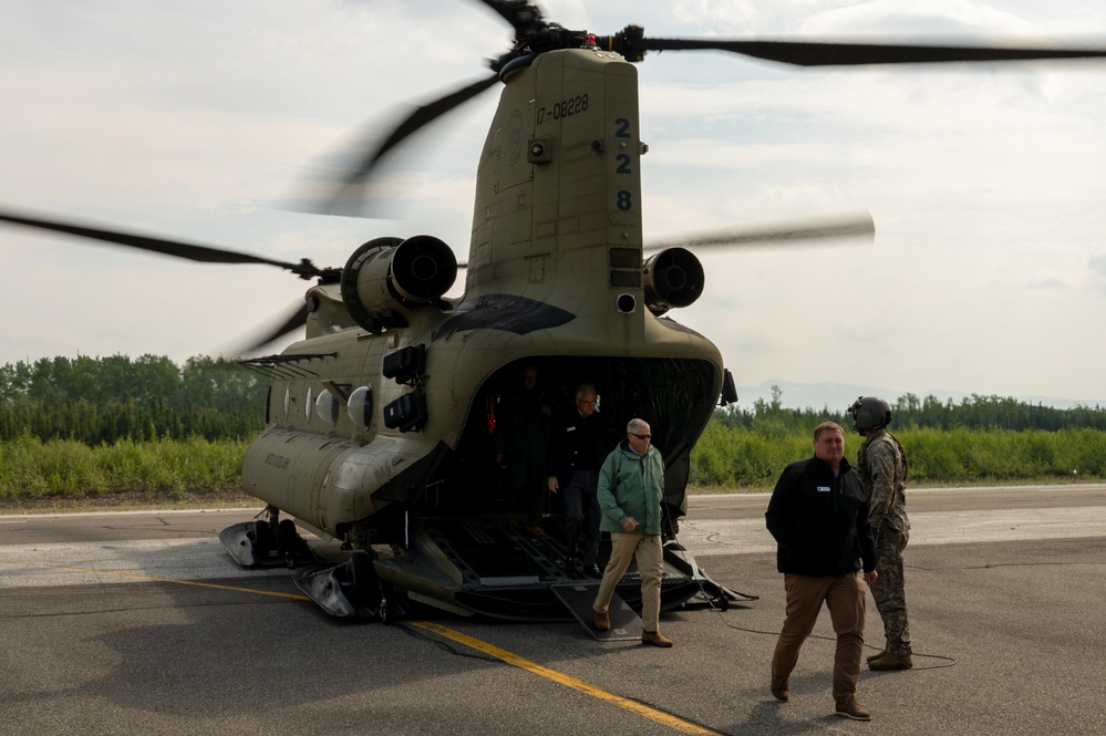 DAF civic leaders visit Alaska