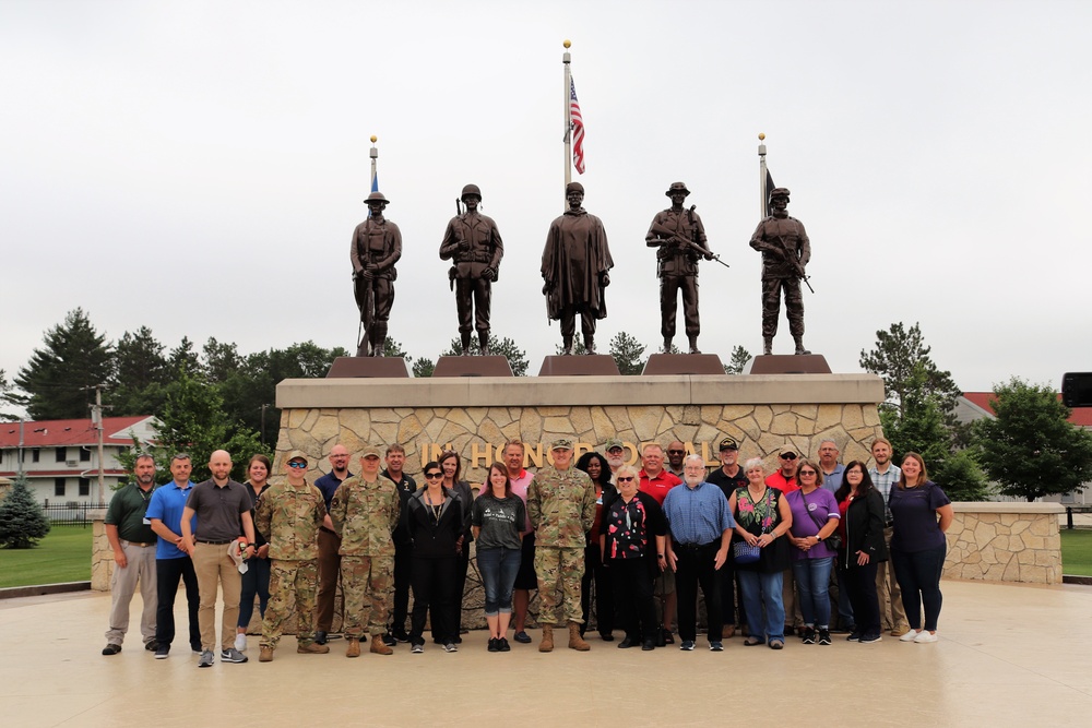 Fort McCoy hosts July 2022 Community Leader Engagement for civic leaders