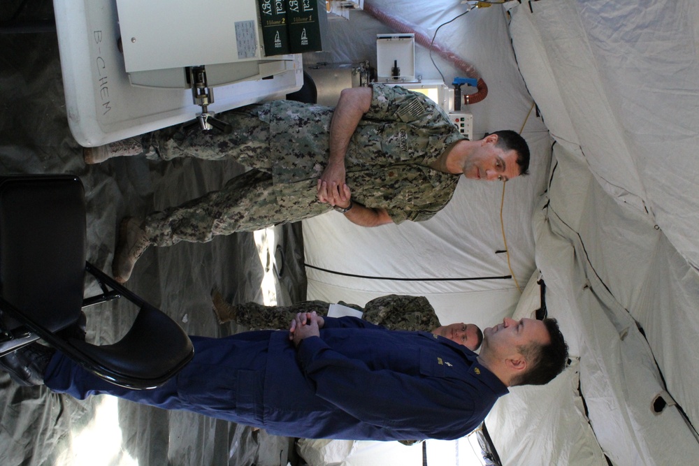 Rear Adm. Brandon Taylor visits the Navy Environmental and Preventive Medicine Unit Two (NEPMU-2)