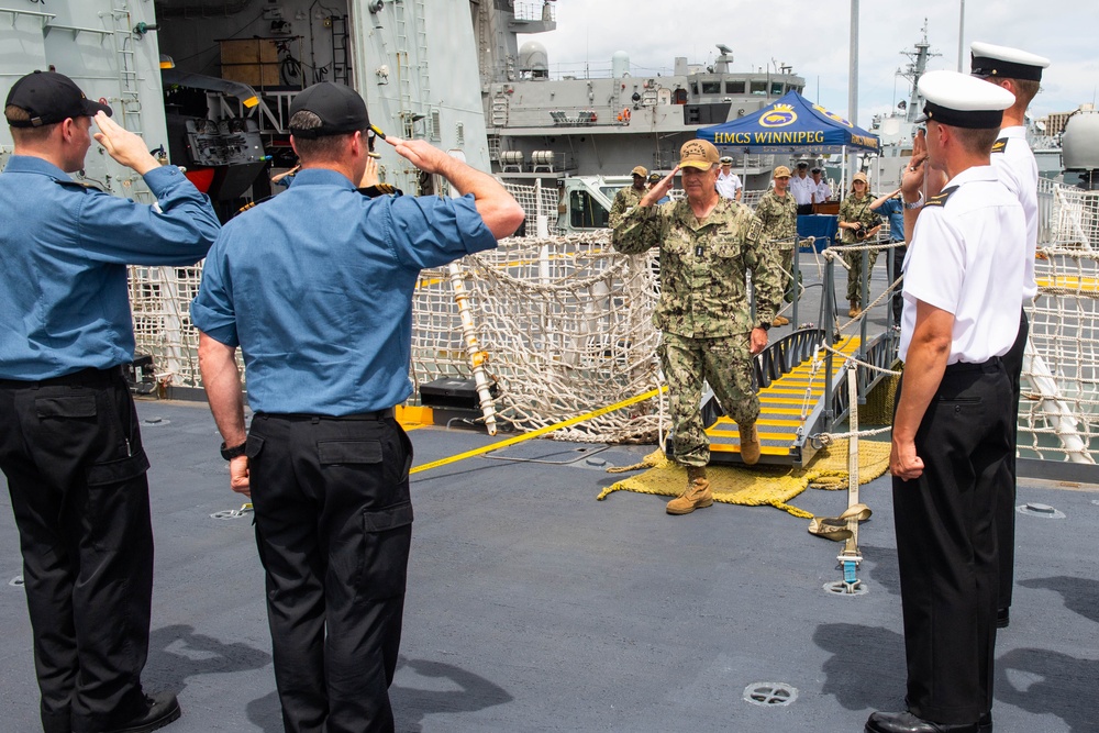 Dvids - Images - Rimpac 2022 Commander Visits Hmcs Vancouver [image 1 Of 4]