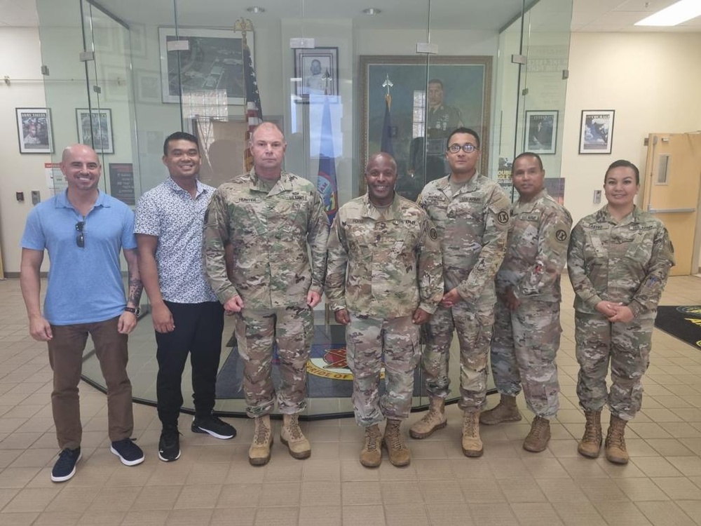 The 658th RSG Command Team Visit Guam and Saipan