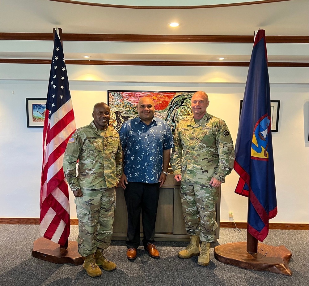 The 658th RSG Command Team Visit Guam and Saipan