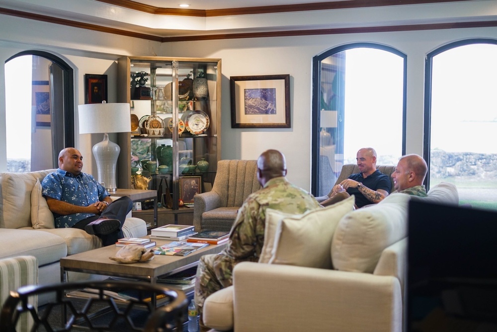 The 658th RSG Command Team Visit Guam and Saipan