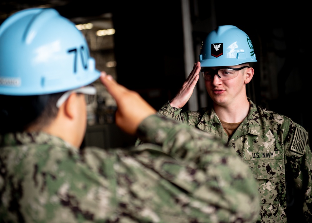 Sailors Serve Aboard USS Carl Vinson