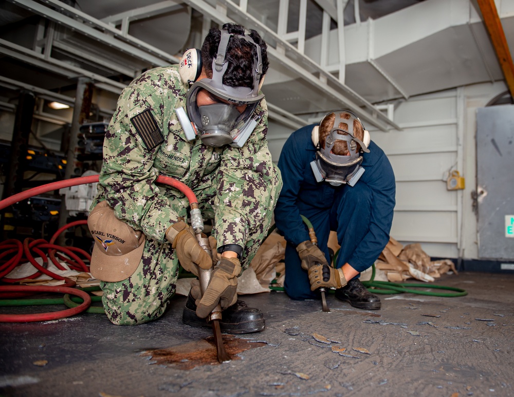 Sailors Serve Aboard USS Carl Vinson