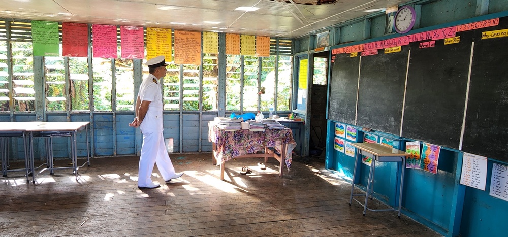 U.K. Royal Navy Captain Visits Fiji in Support of Pacific Partnership 2022 Engineering Project