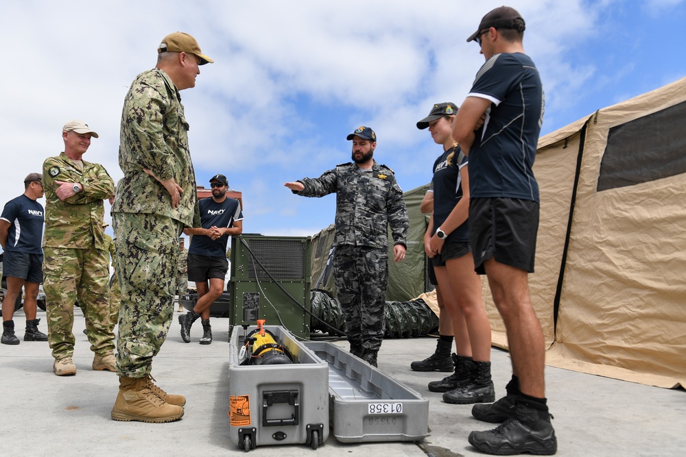 CTF 177 Commander Visits Multinational RIMPAC SOCAL Participants