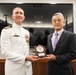 JANAFA awards Capt. Rich Jarrett, Commander, Fleet Activities Yokosuka