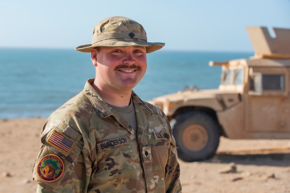 ‘I’ve never seen the ocean’ Spc. Bunderson travels overseas, participates in African Lion ‘22