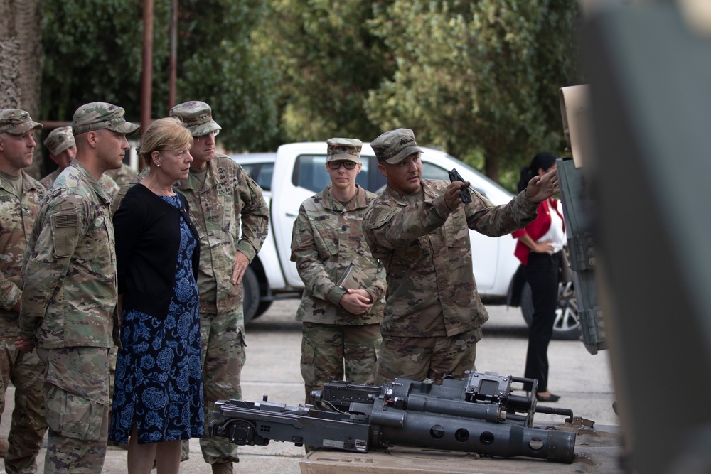 U.S. Sen. Tammy Baldwin visits Mihail Kogalniceanu Air Base