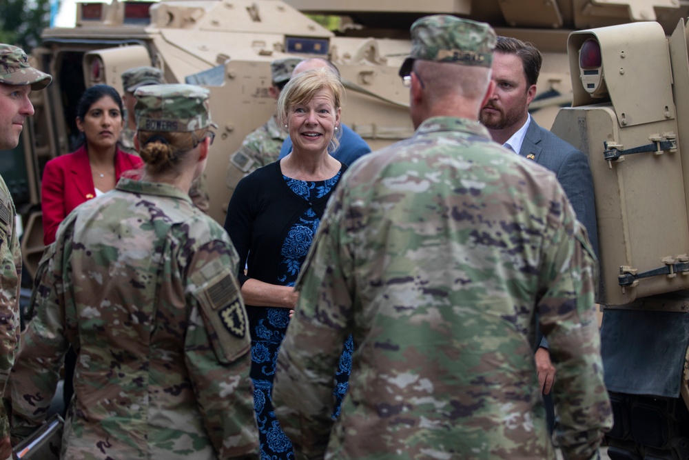 U.S. Sen. Tammy Baldwin visits Mihail Kogalniceanu Air Base
