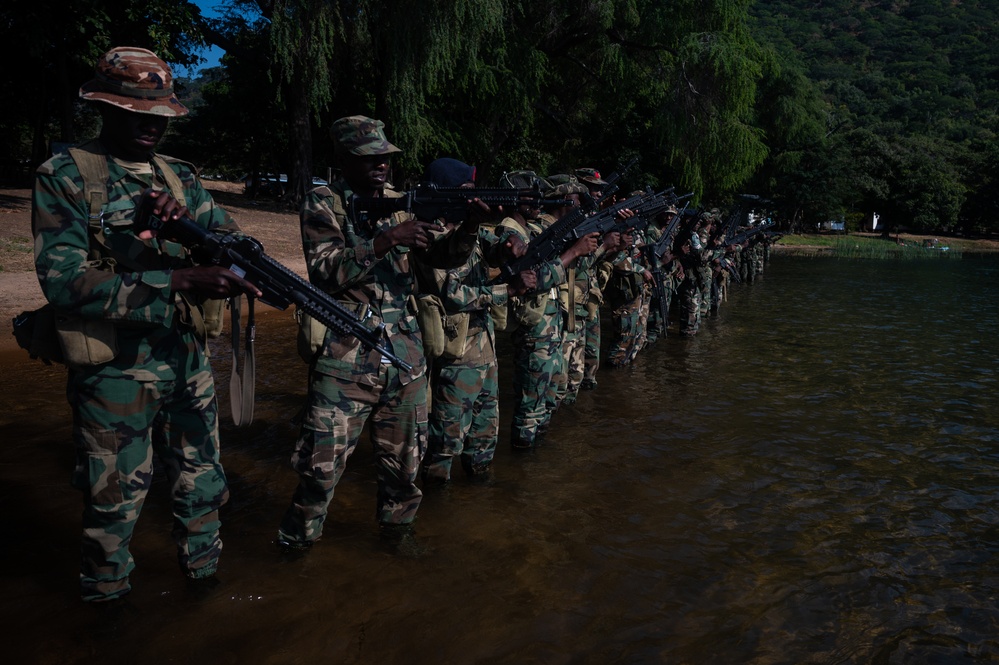 Malawian Maritime Force train with U.S. Special Forces