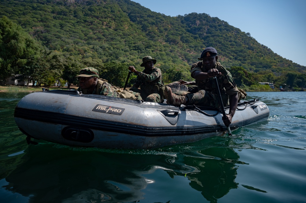 Malawian Maritime Force train with U.S. Special Forces