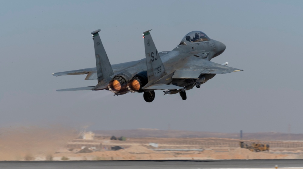 F-15E Strike Eagle training exercise