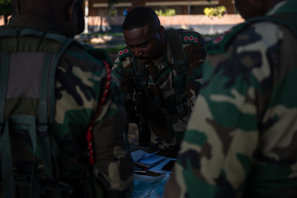 Malawian Maritime Forces pre-mission plan durning JCET