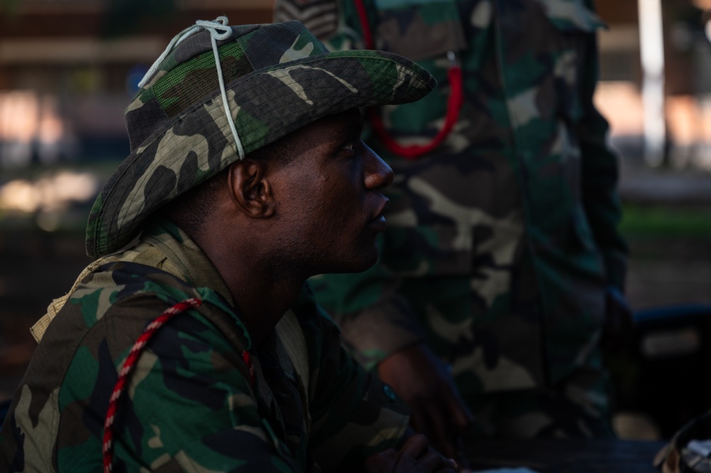 Malawian Maritime Forces pre-mission plan durning JCET