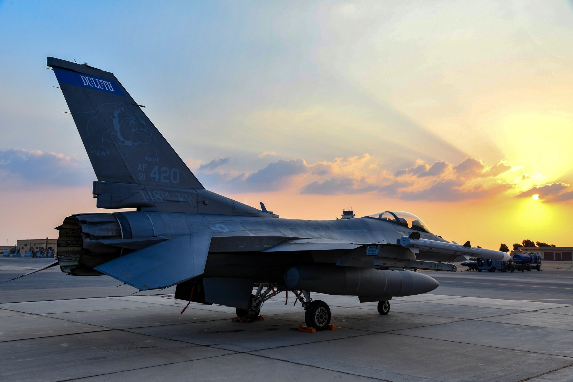 DVIDS - Images - 179th Expeditionary Fighter Squadron F-16 at 