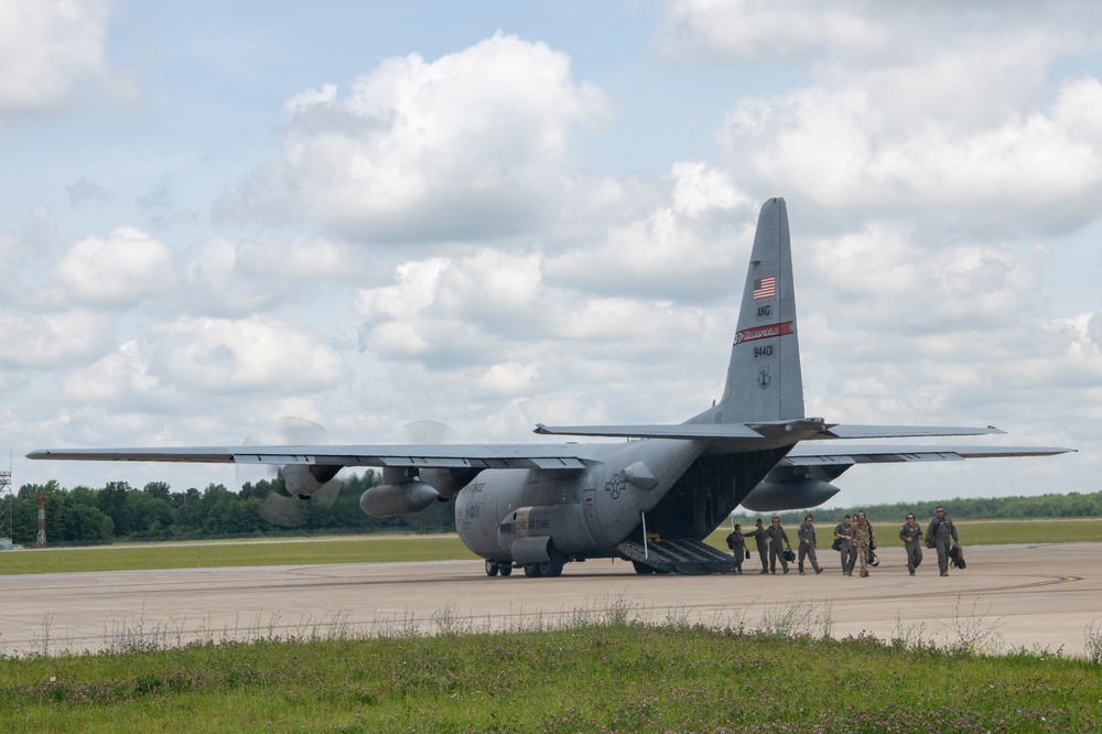 179th Airlift Wing Final Flight of the C-130H Hercules