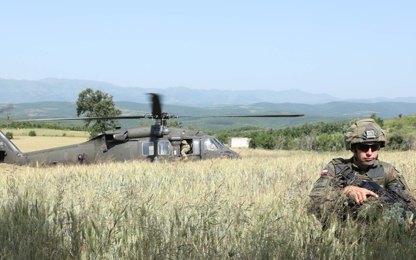 KFOR Air Insertion Operation