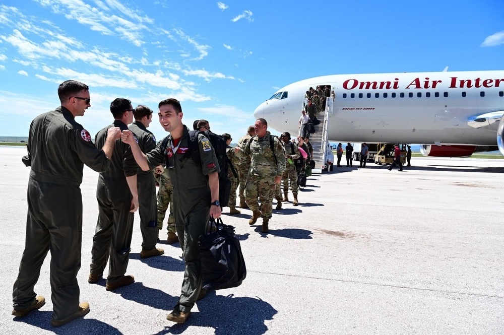 Ellsworth Airmen return from Bomber Task Force Mission