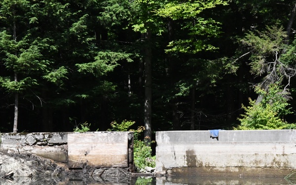 Fort Drum PW team rebuilds dam in the Historic LeRay Mansion District