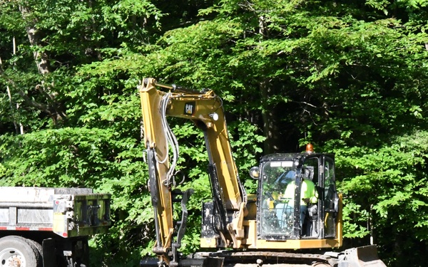 Fort Drum PW team rebuilds dam in the Historic LeRay Mansion District