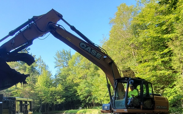 Fort Drum PW team rebuilds dam in the Historic LeRay Mansion District