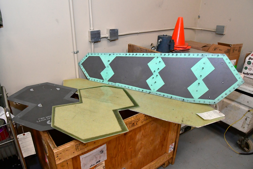 Progress made on a salvaged F-35’s, repurposed for training aids