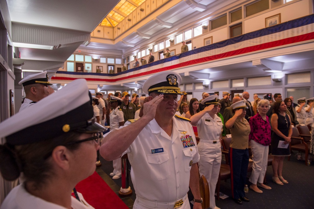 Carrier Strike Group (CSG) 4 Change of Command Ceremony