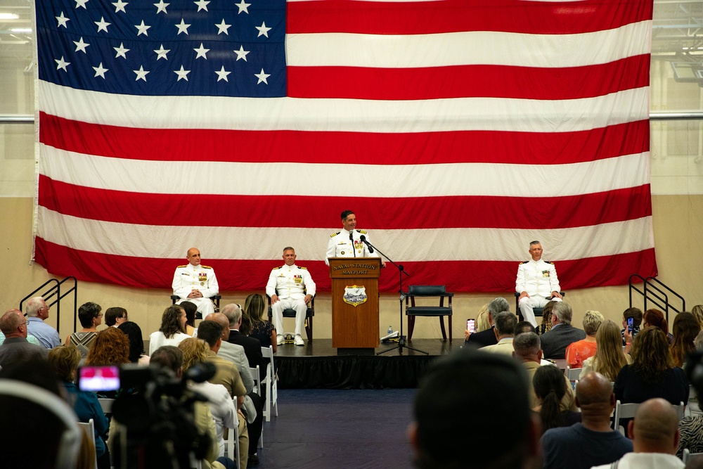 Naval Station Mayport Hold Change of Command Ceremony