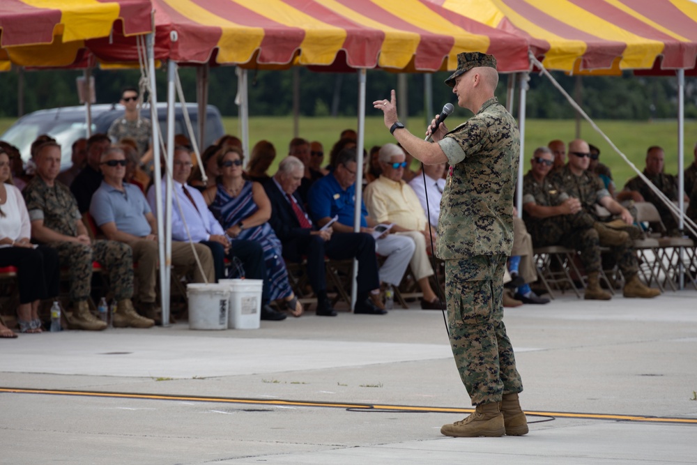 MCAS New River Change of Command Ceremony