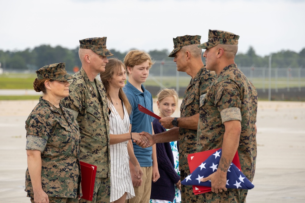 MCAS New River Change of Command Ceremony