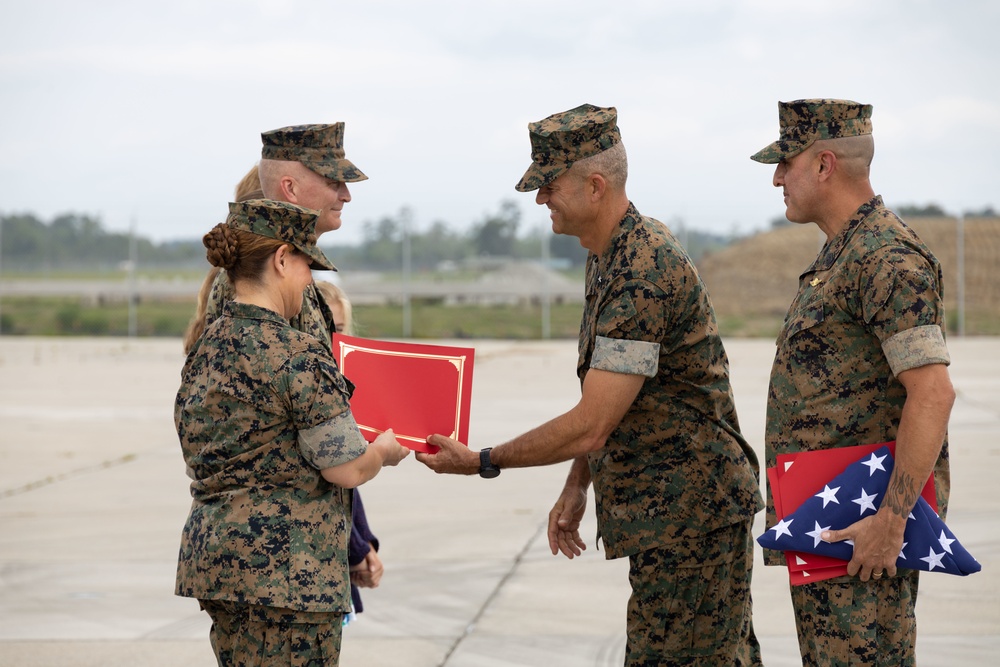 MCAS New River Change of Command Ceremony