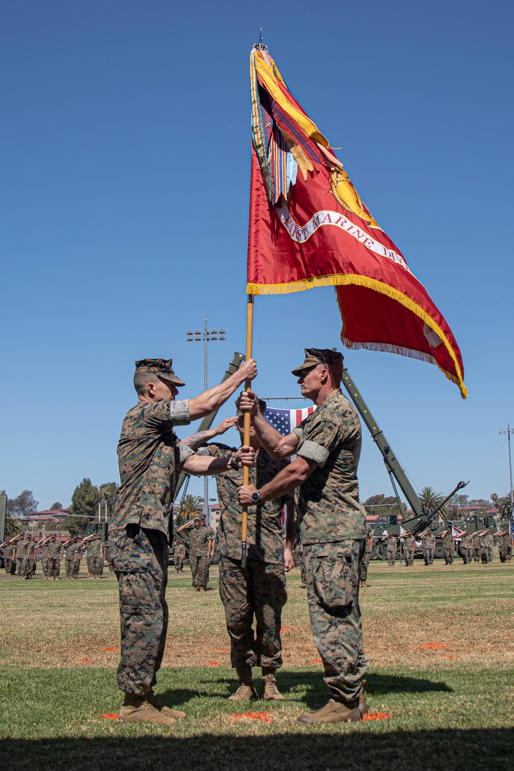 1st MARDIV Change of Command