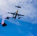 The U.S. Army Parachute Team skydives for Selfridge Open House and Air Show