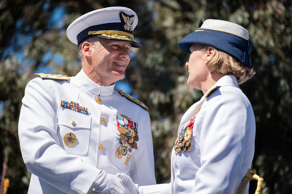 Coast Guard Pacific Area holds change-of-command ceremony