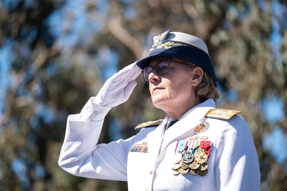 Coast Guard Pacific Area holds change-of-command ceremony