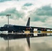 B-52H's on the Flightline After Rainfall