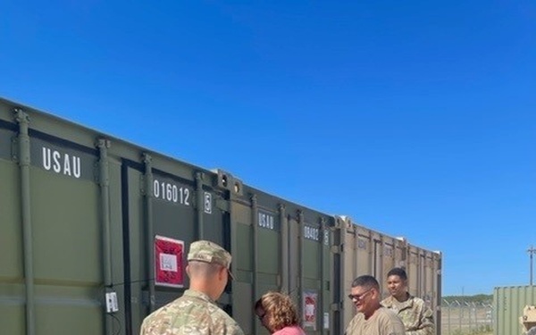 252nd QM ships equipment