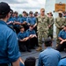 RIMPAC Commander Addresses the Crew of HMCS Vancouver (FFH 331)