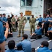 RIMPAC Commander Addresses the Crew of HMCS Vancouver (FFH 331)