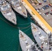 Multi-national ships moored at JBPHH during RIMPAC 2022