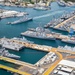 Multi-national ships moored at JBPHH during RIMPAC 2022