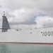 Zumwalt-class destroyer USS Michael Monsoor (DDG 1001) moored at Joint Base Pearl Harbor-Hickam