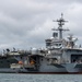 Nimitz-class aircraft carrier USS Abraham Lincoln (CVN 72) moored at Joint Base Pearl Harbor-Hickam