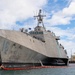 Independence-variant littoral combat ship USS Tulsa (LCS 16) moored at Joint Base Pearl Harbor-Hickam