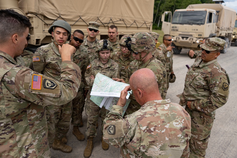 New Jersey National Guard Soldiers Conduct XCTC Route Reconnaissance