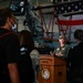 Abraham Lincoln holds a press conference with international news outlets during RIMPAC 2022