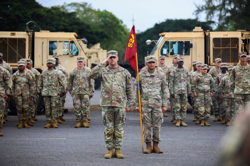 524th DSSB Charlie Company Assumption Of Responsibility