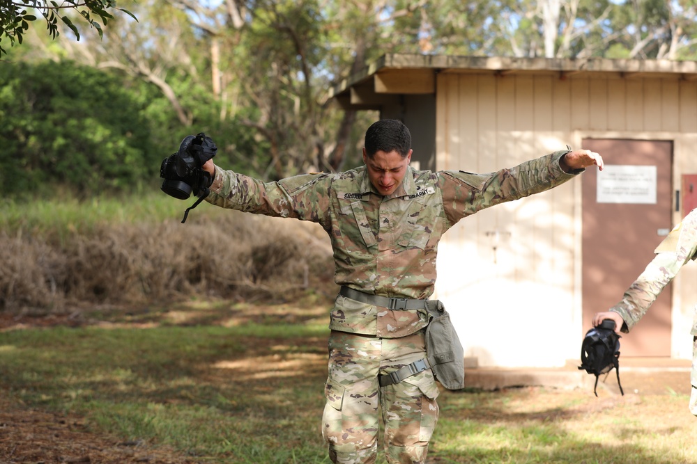 125th Finance Battalion Gas Chamber Exercise